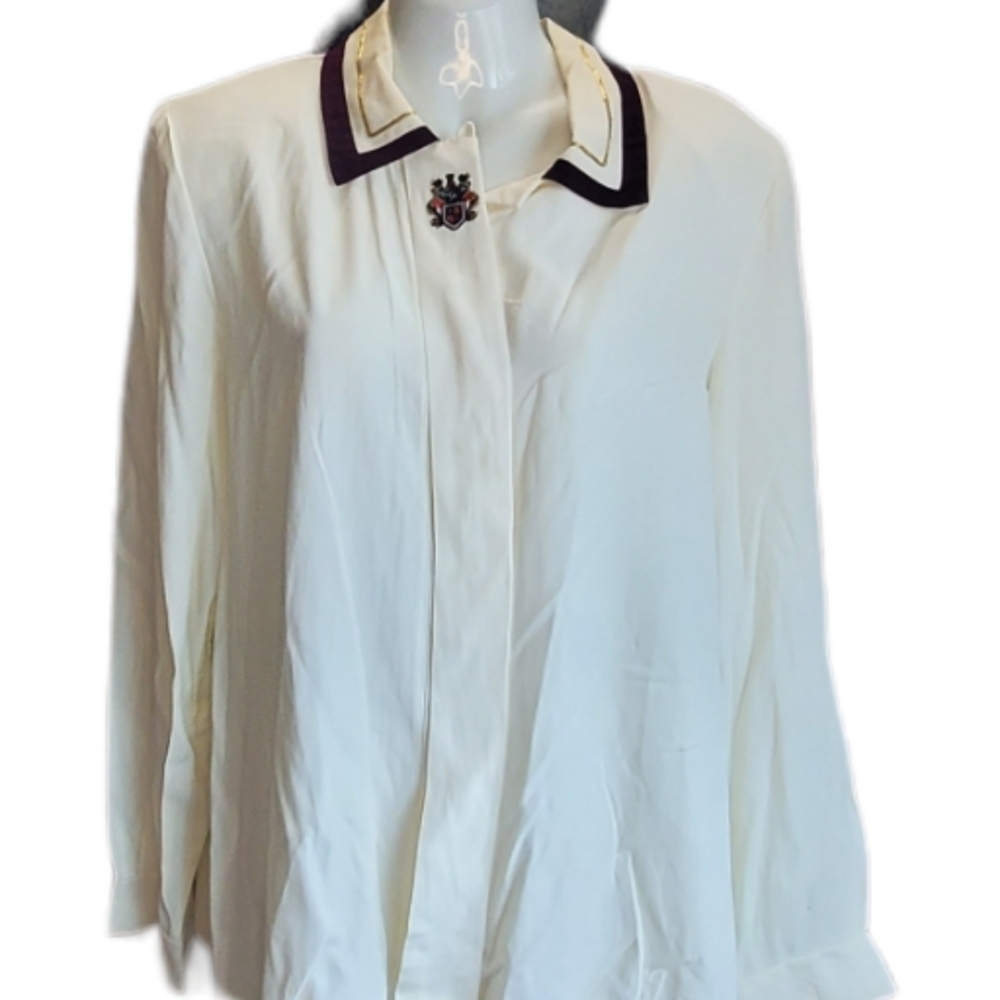 NORTON MCNAUGHTON vintage button down blouse 10